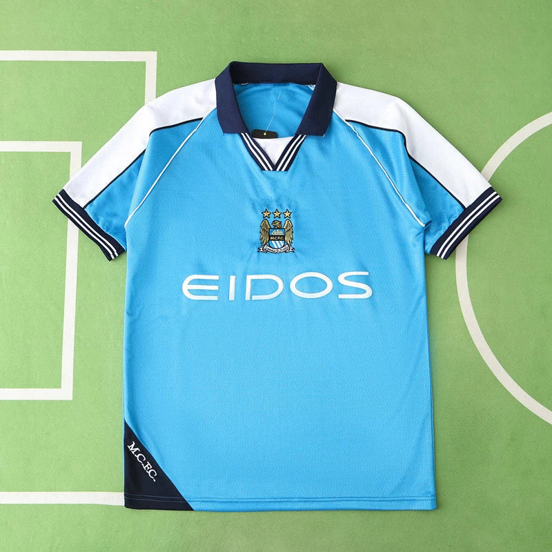 Manchester City FC Home Retro Fan Version Jersey 1999/00