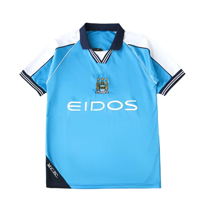 Manchester City FC Home Retro Fan Version Jersey 1999/00
