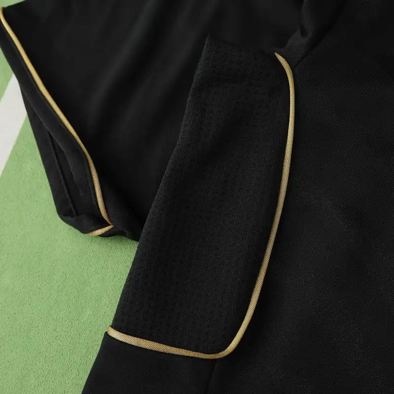 Real Madrid CF Away Retro Jersey 2011/12 – Black & Gold Fan Version Football Shirt