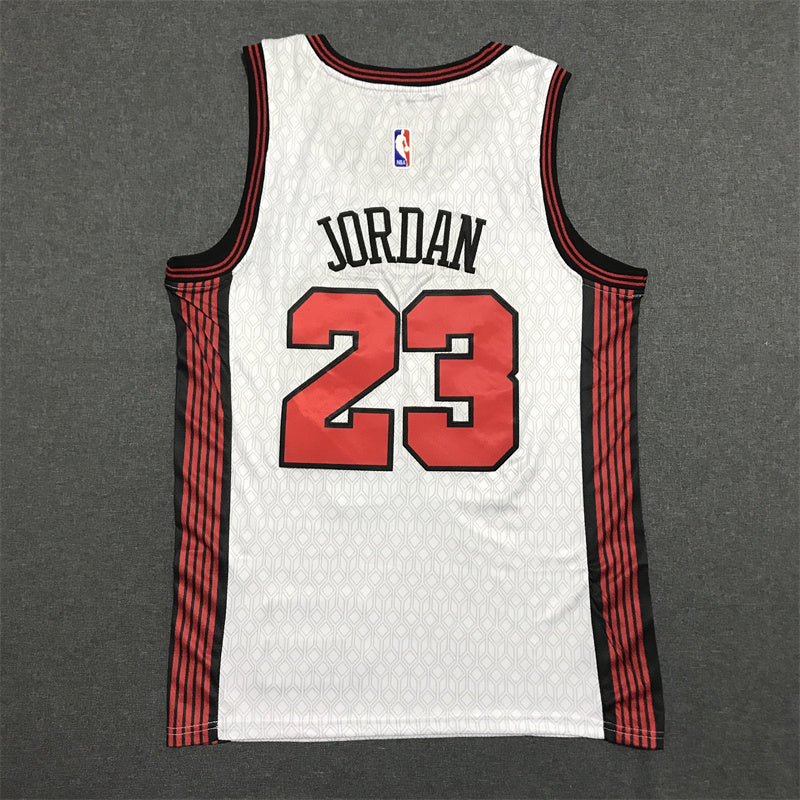 Michael Jordan #23 Chicago Bulls White 2022-23 City Edition "Chicago" Swingman Jersey