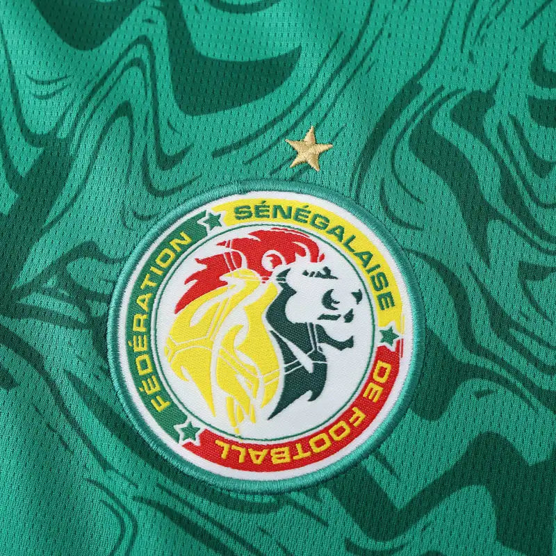 Senegal National Team 2025/26 Away Fan Jersey – Green Lion Print | Puma | Teranga Lions Kit