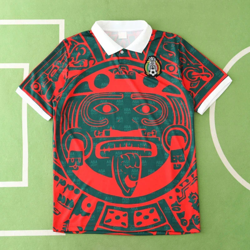 Mexico National Team 2024/25 Retro Concept Jersey – Aztec God Face Edition Fan Version