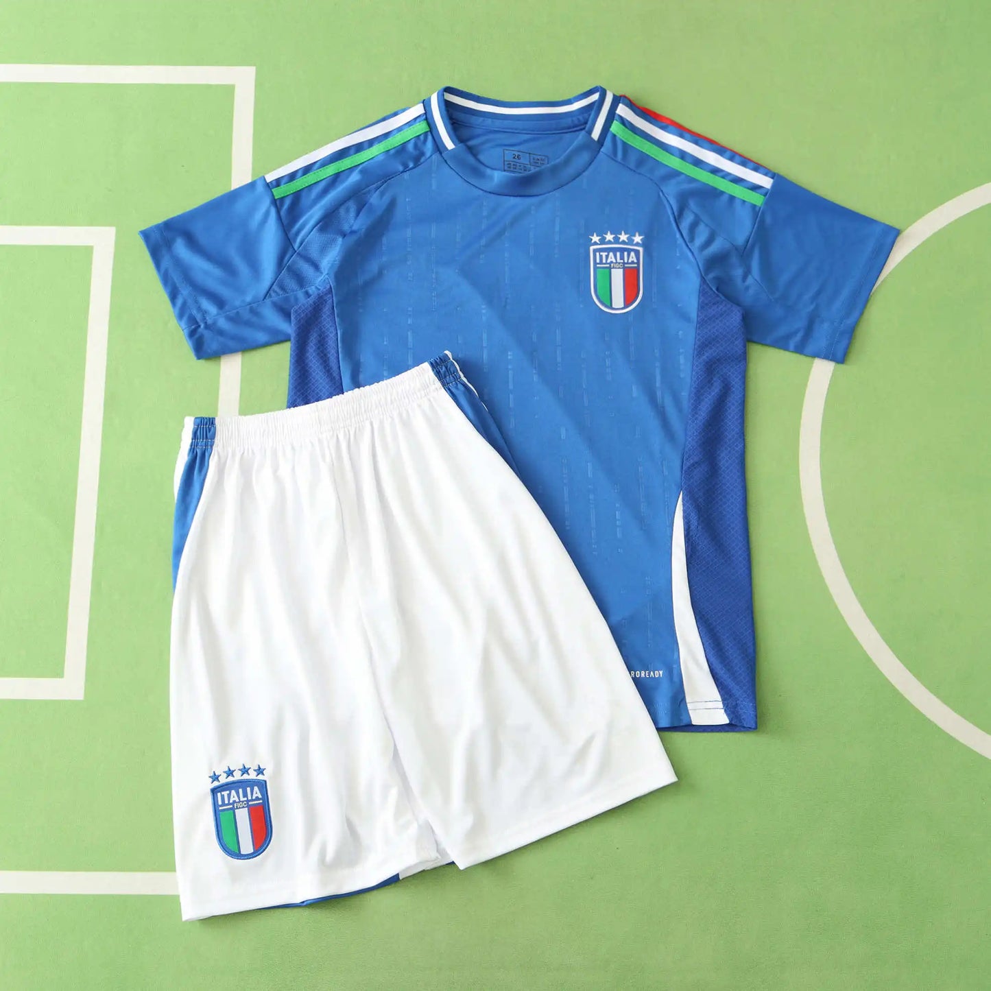 Italy National Team UEFA Euro 2024 Home Kids Kit