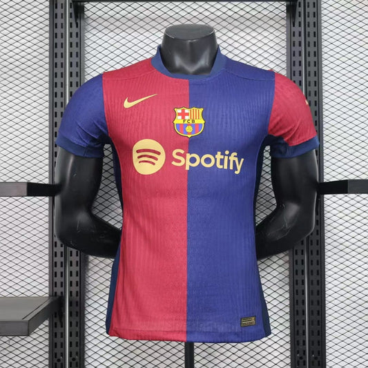 2024/25 FC Barcelona Home Player Version Jersey - Men's