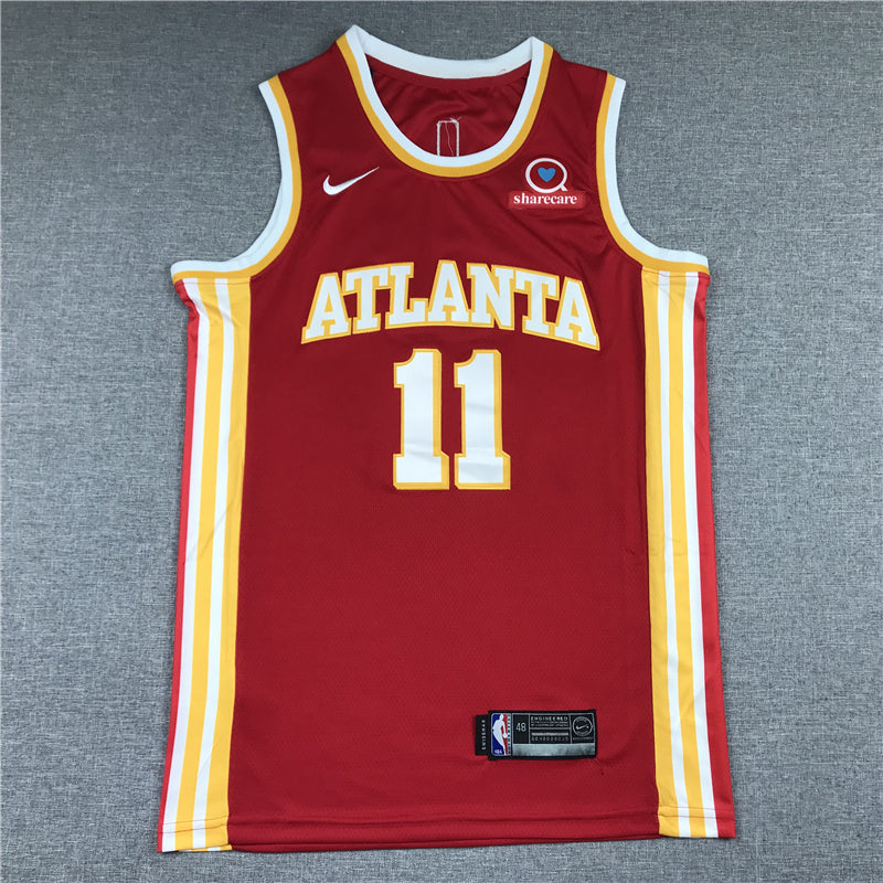 Men's Atlanta Hawks Trae Young #11 Red 2019/20 Swingman Jerseys