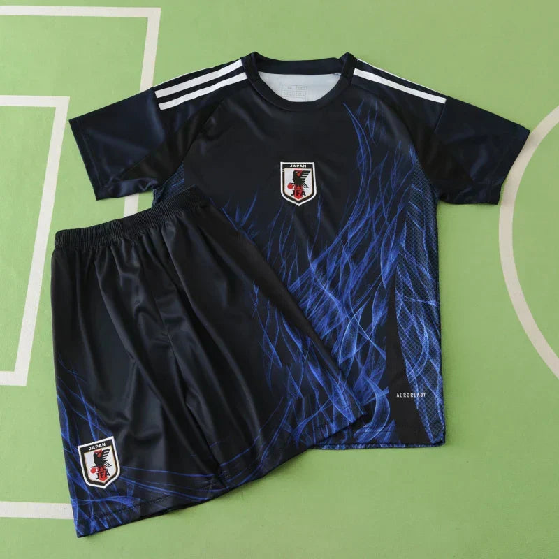 Japan National Team Y-3 Kids Kit 2024/25 — Jersey & Shorts Set