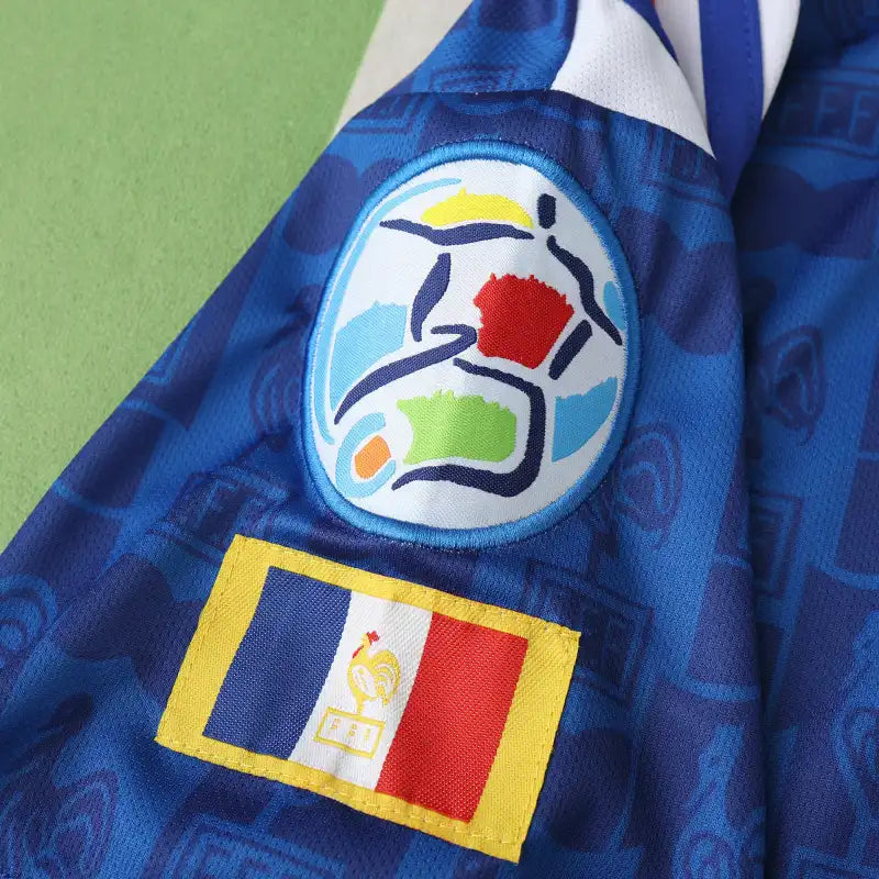 France National Team 1996 Home Retro Fan Jersey – Classic Vintage Football Shirt