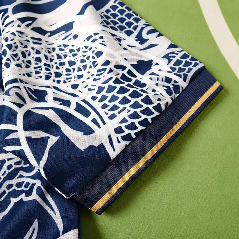 Real Madrid 2023/24 Chinese Dragon Jersey – Navy Blue White Adidas Fan Version