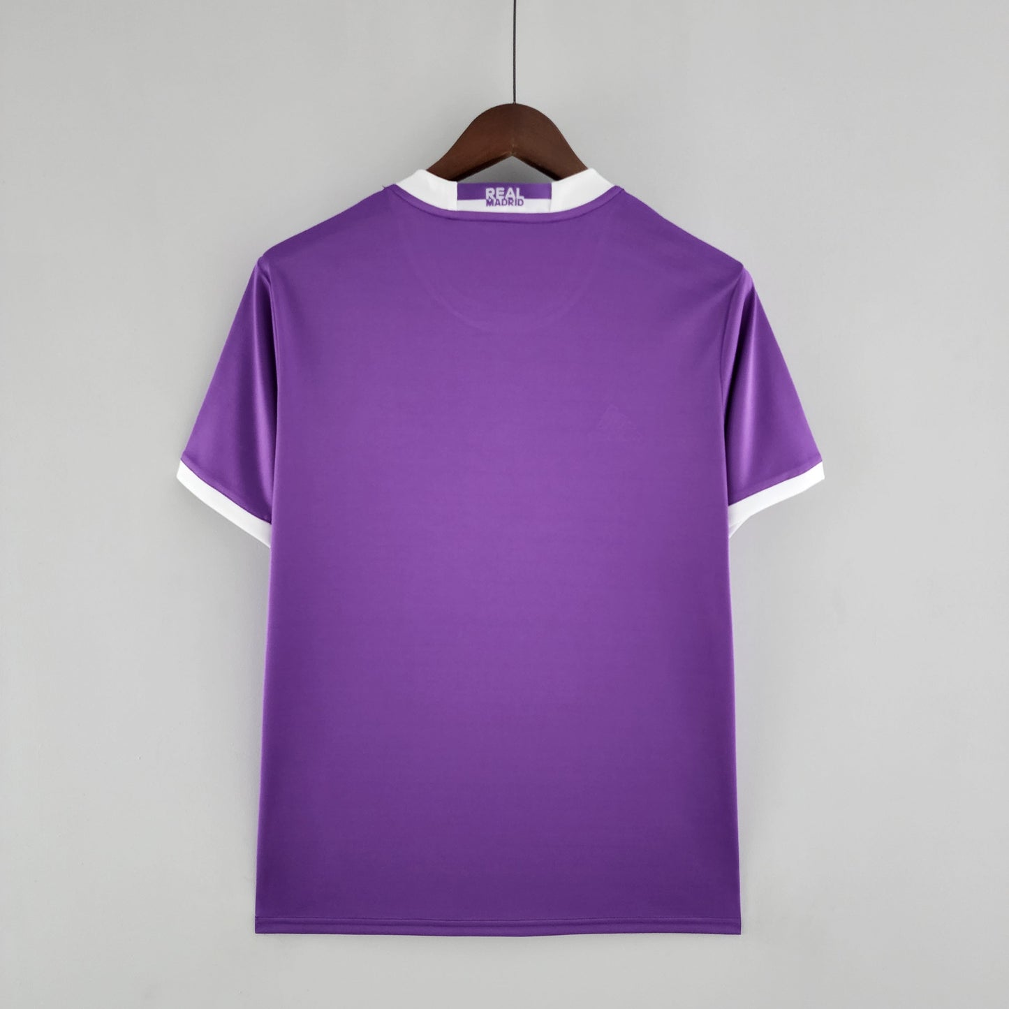 Real Madrid 2016-17 Away Purple Jersey – Adidas Purple White Crew Neck Three Stripes Fly Emirates Climacool Ronaldo Benzema Modric Ramos Bale Kroos Champions League Fan Version Football Shirt
