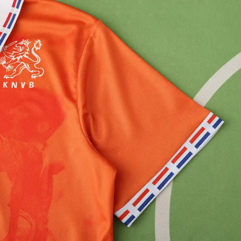 Netherlands National Team 1996 Home Retro Jersey – Orange Euro 96 Fan Version