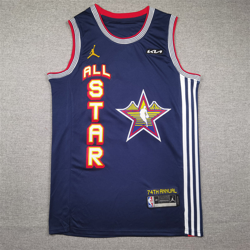Anthony Edwards #5 2025 NBA All-Star Game Navy Swingman Jersey – Jordan Brand 74th Annual