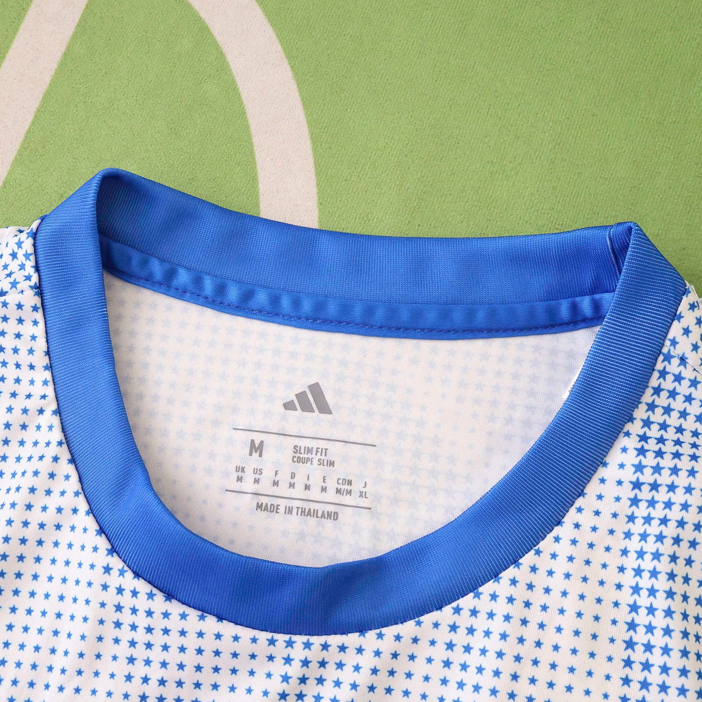 2026 FIFA World Cup USA Host Jersey – White & Blue Star Print Adidas Fan Tee
