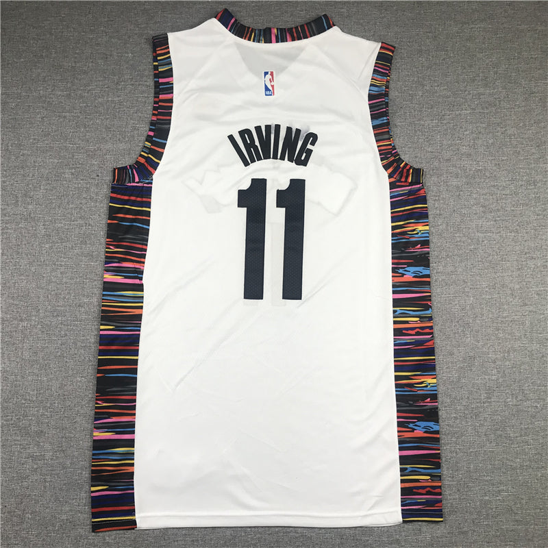 Kyrie Irving #11 Brooklyn Nets City Edition Swingman Jersey – White Bed-Stuy NBA Fan Gear