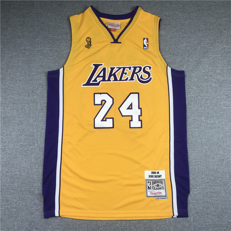 Men's Los Angeles Lakers Kobe Bryant 2008-09 Hardwood Classics Authentic Jerseys