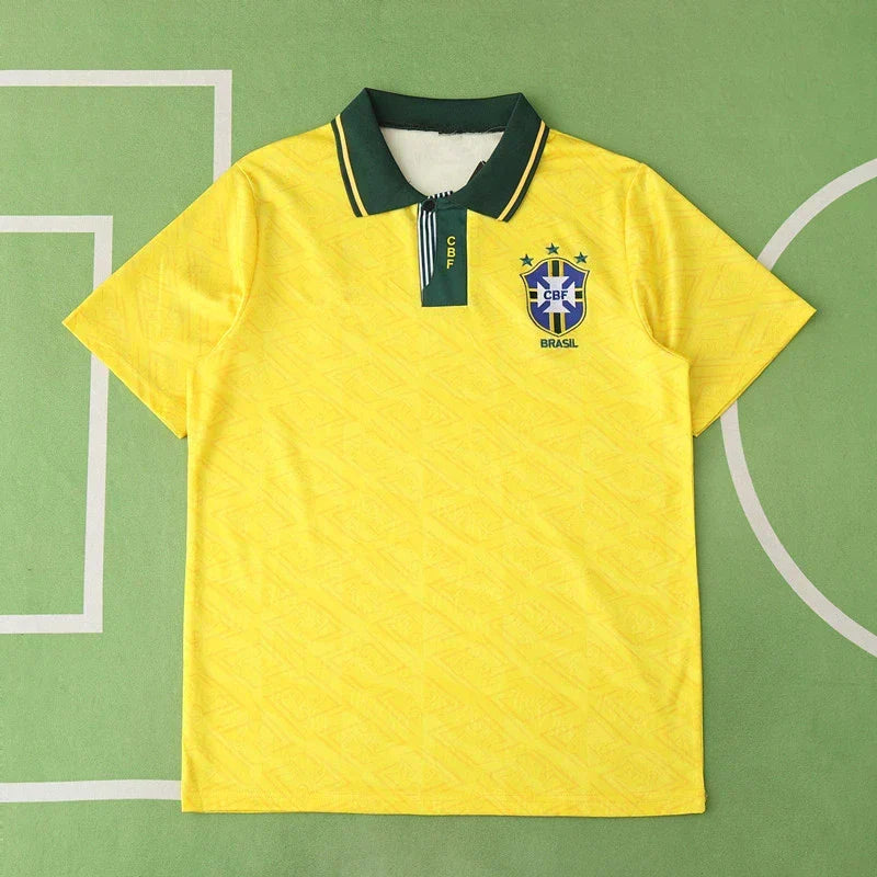 Brazil National Team Home Retro Fan Jersey 1991/93 Season