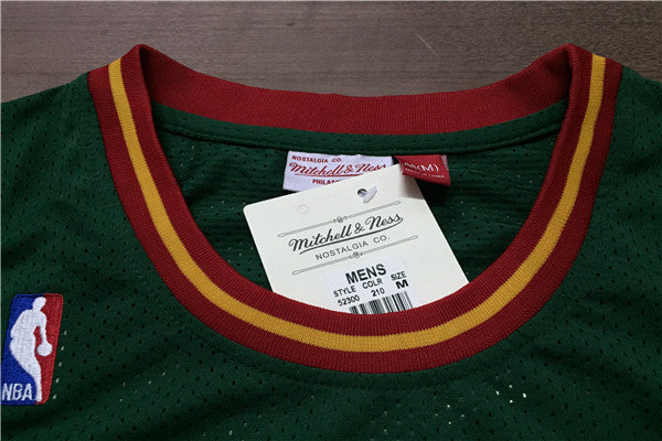 Shawn Kemp #40 Seattle SuperSonics Green 1995-96 Hardwood Classics Swingman Jersey – Mitchell & Ness