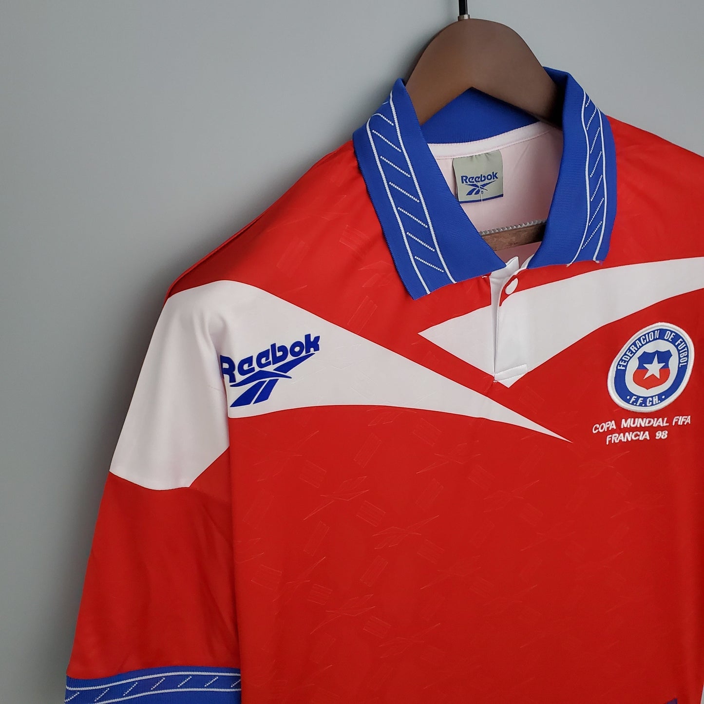Chile 1998 Home Retro Jersey – France World Cup Reebok La Roja Kit