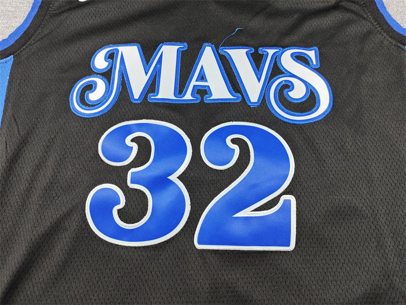 Cooper Flagg #32 Dallas Mavericks Black 2024-25 City Edition Swingman Jersey – Nike MAVS For All of Dallas Fort Worth