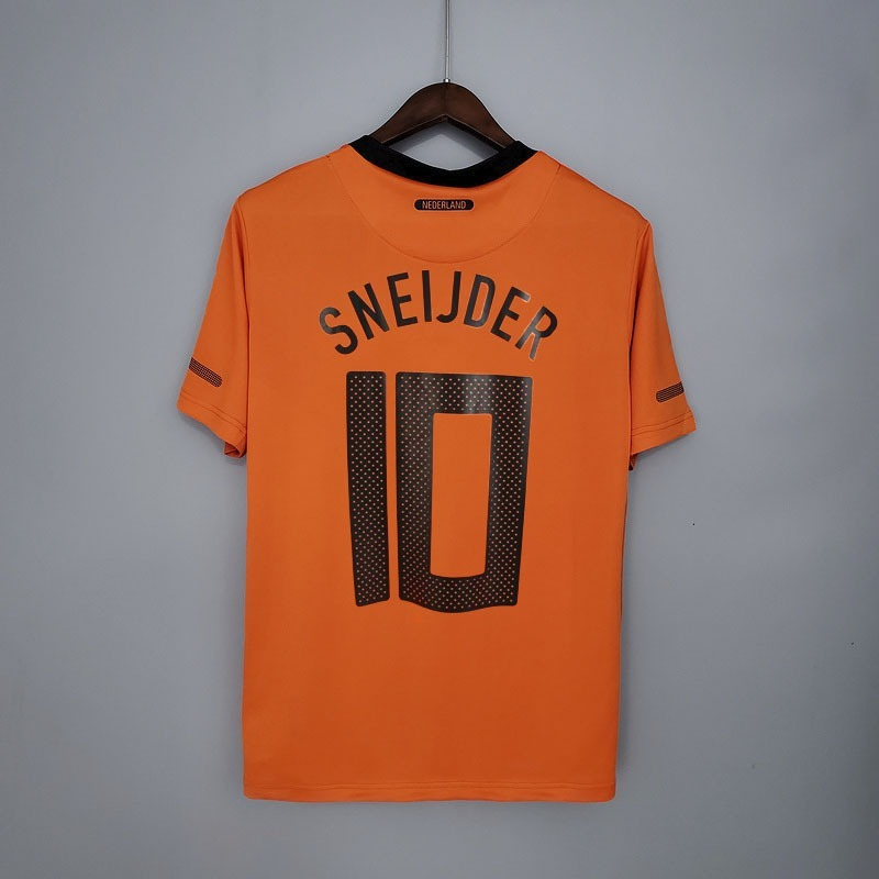 Netherlands 2010 Home Retro Soccer Jersey – Nike Oranje World Cup Final Kit