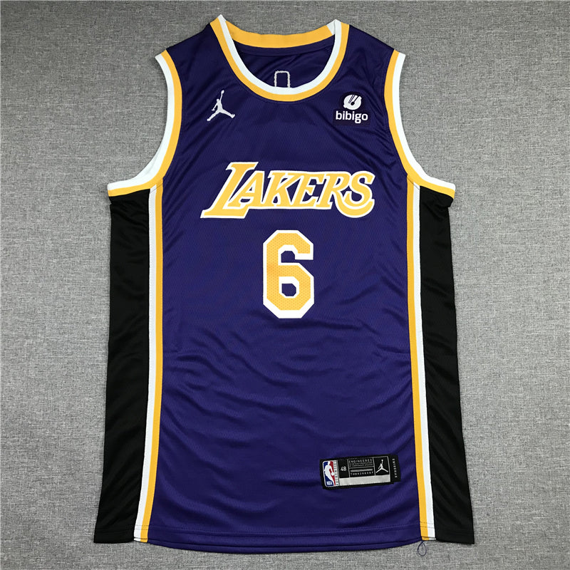 LeBron James #6 Los Angeles Lakers Purple 2022-23 Statement Edition Swingman Jersey – Jordan Brand