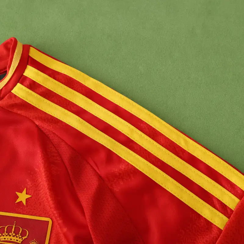 Spain National Team 2024/25 Home Fan Jersey – Red | Adidas | UEFA Nations League | Custom Name & Number