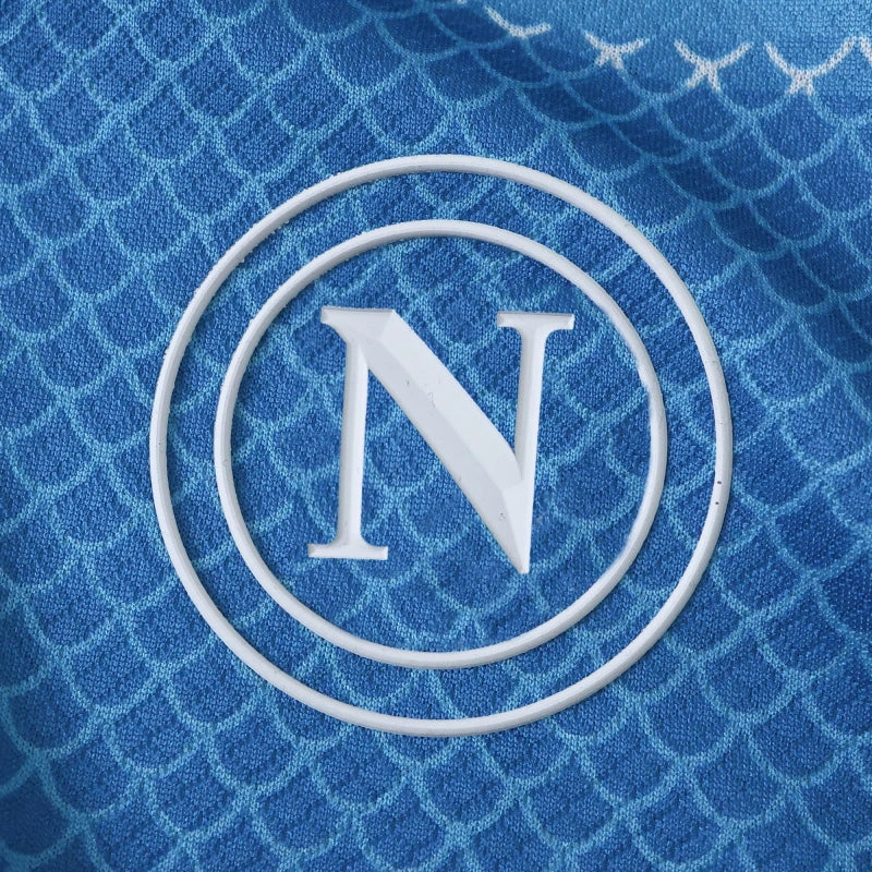 S.S.C. Napoli Fourth Kit Fan Version 2024/25 – Sky Blue EA7 Football Jersey