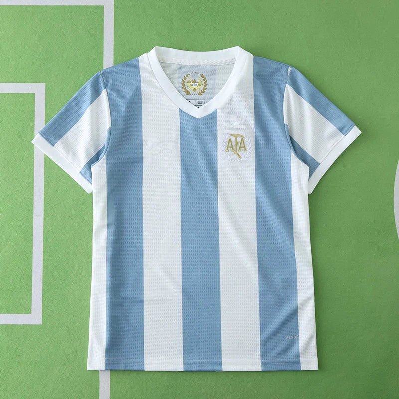 Argentina 50th Anniversary Kids Kit 2024/25 Soccer Jersey
