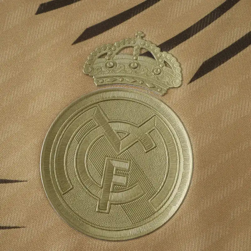 Real Madrid 2025/26 All Gold Vortex Concept Jersey – Heat RDY Adidas Fan Version