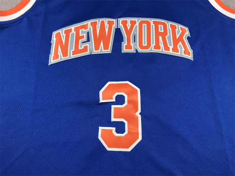 Men's New York Knicks Josh Hart #3 Blue Swingman Jerseys - Icon Edition