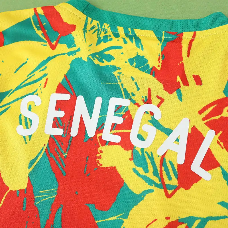 Senegal National Team 2025/26 Training Jersey – Tropical Leaf Print | Puma | Teranga Lions Fan Top