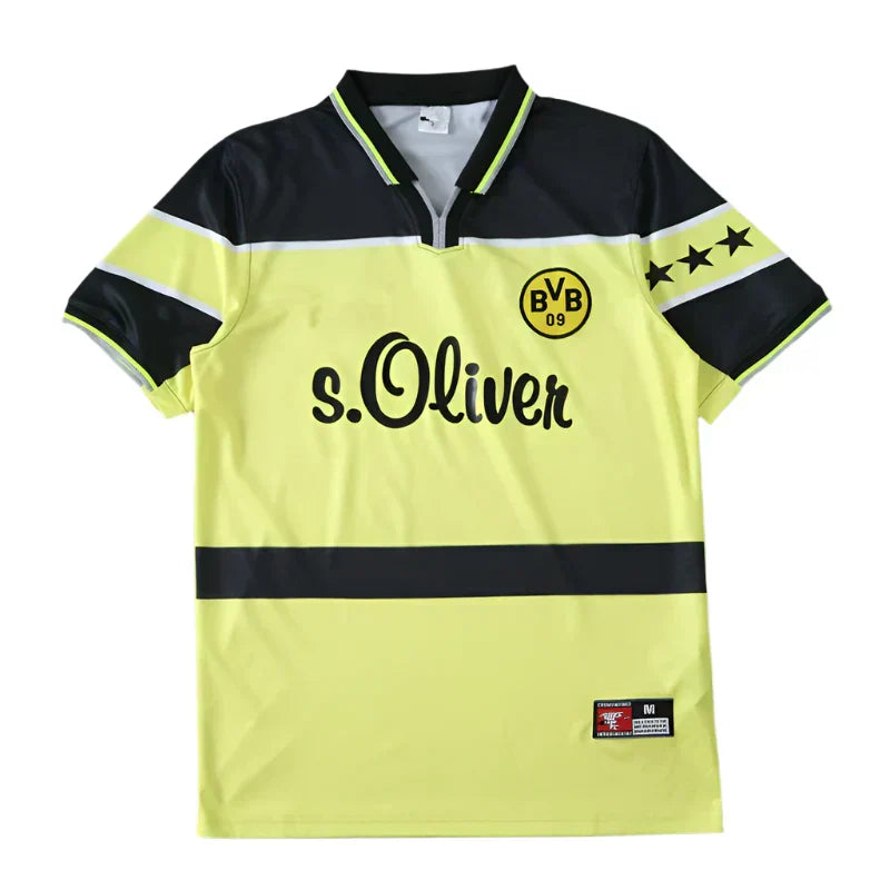 Borussia Dortmund Home Retro Fan Jersey 1996/97 | UEFA Champions League Winners