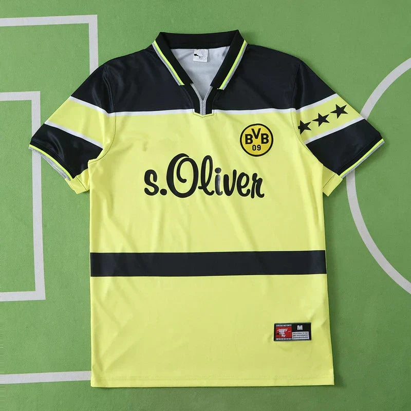 Borussia Dortmund Home Retro Fan Jersey 1996/97 | UEFA Champions League Winners