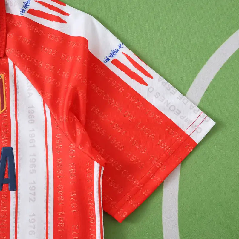 Atlético de Madrid Home Retro Jersey 1995/96 – Fan Edition