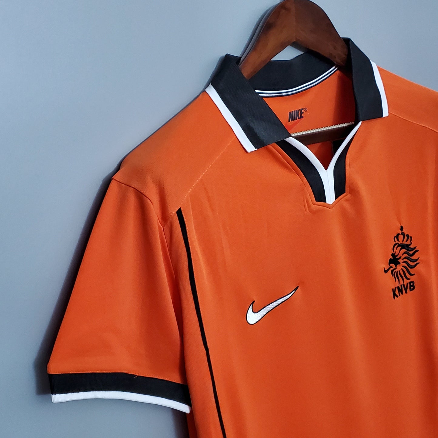 Netherlands 1998 World Cup Home Retro Soccer Jersey – Nike KNVB Bergkamp Kluivert Davids Seedorf Oranje Kit
