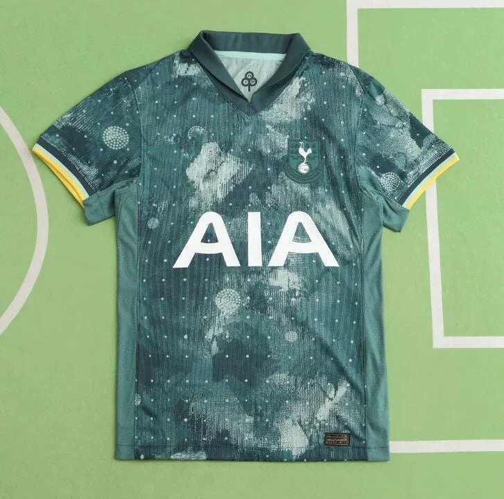 Tottenham Hotspur Third Fan Version 2024/25 – Nike Dark Green AIA Jersey | Son Richarlison