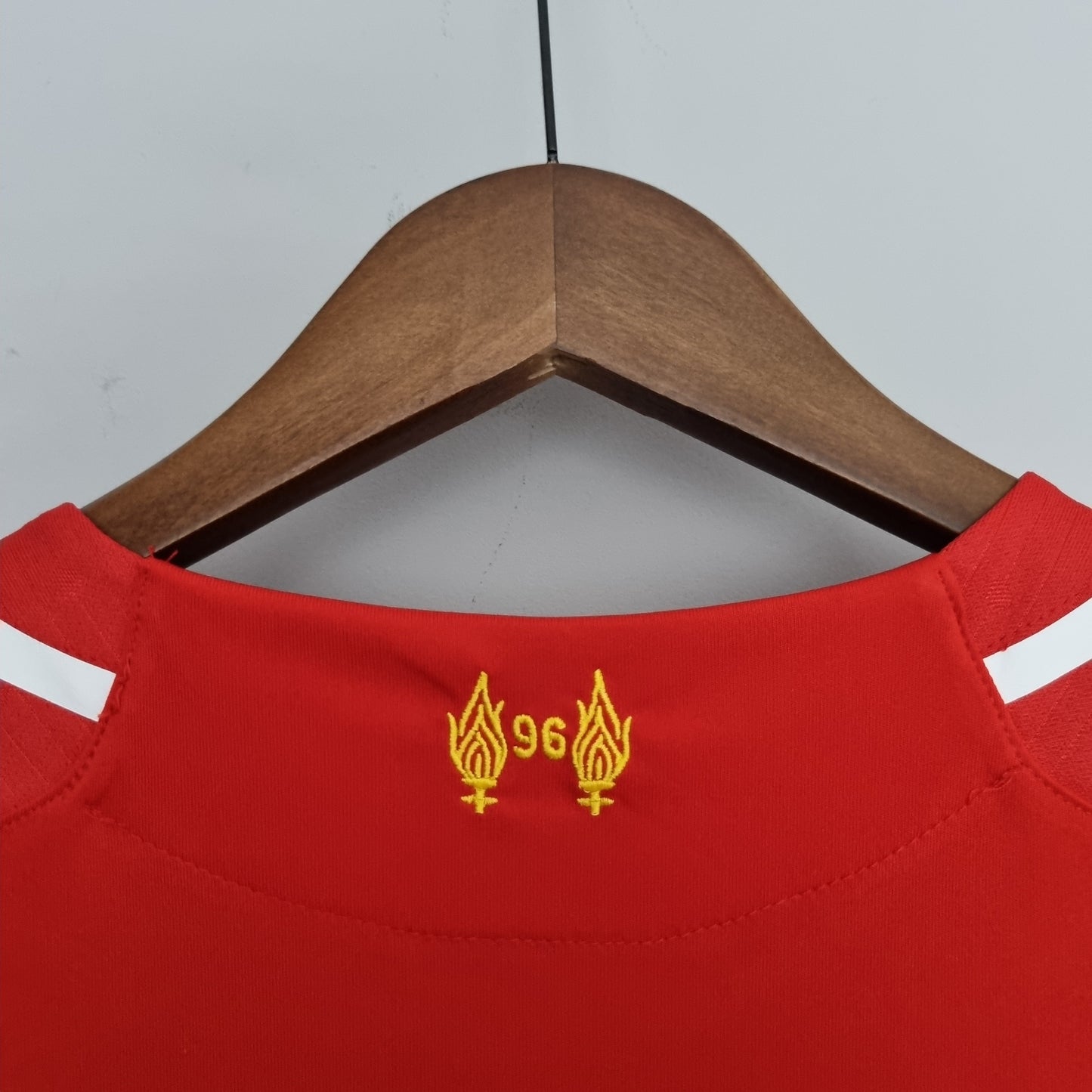 Liverpool 2014-15 Home Jersey – Red Warrior Standard Chartered Fan Version Premier League Football Shirt
