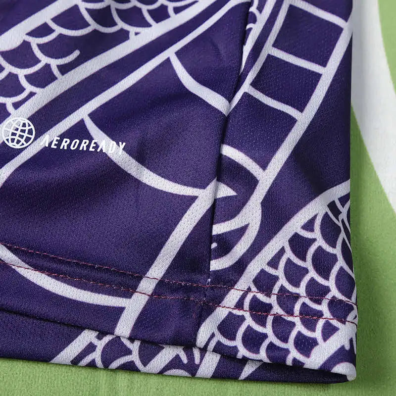 Real Madrid 2023/24 Purple Dragon Memorial Jersey – Deep Purple Silver Adidas Fan Version