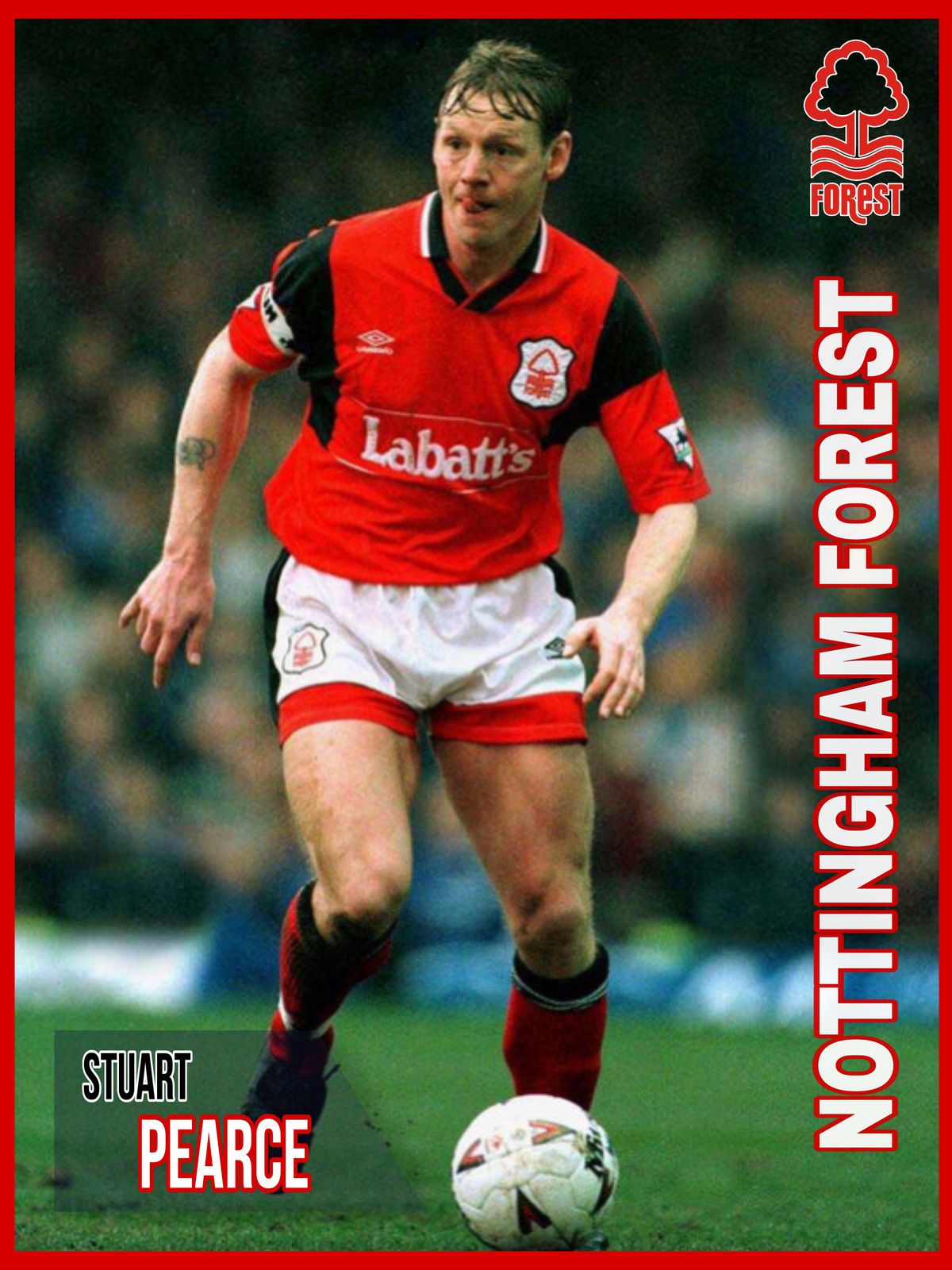 Nottingham Forest 1994-96 Home Retro Jersey – Classic 90s Premier League Red Kit