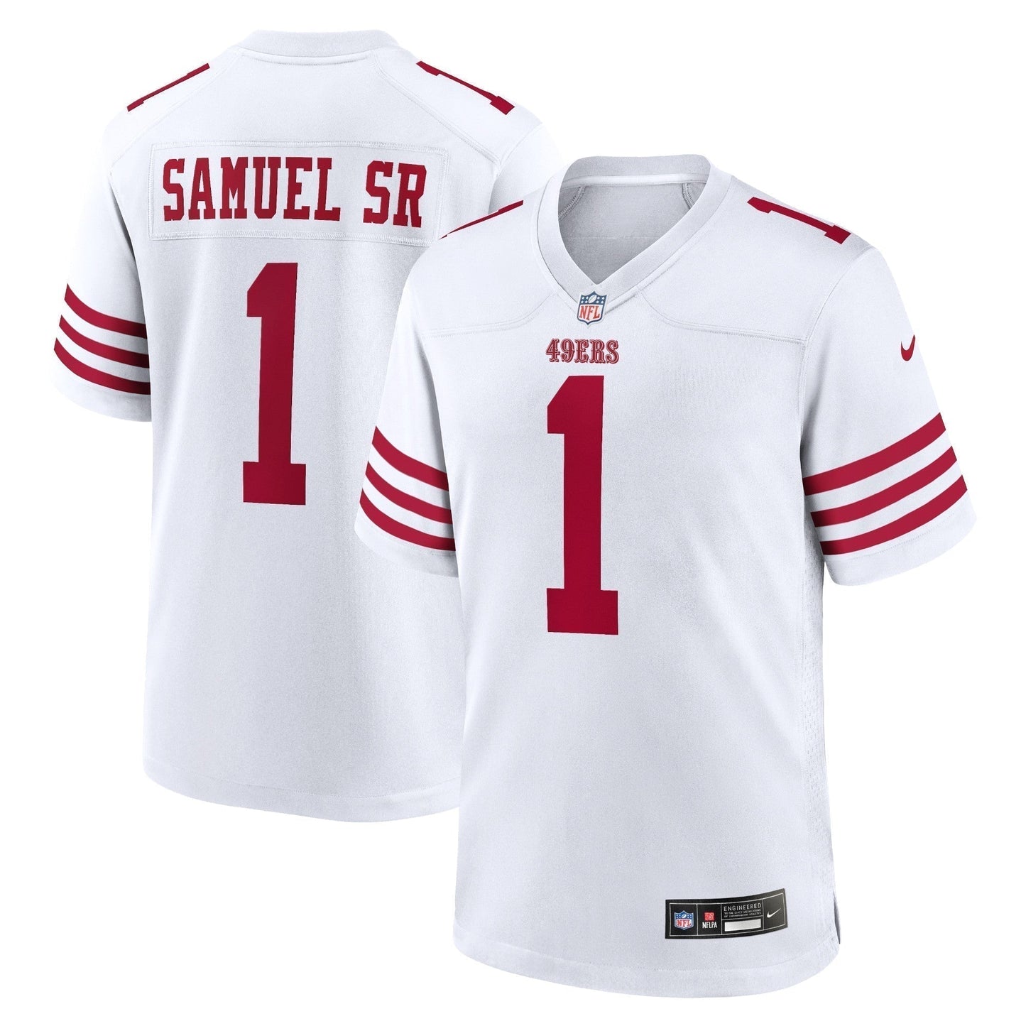 Deebo Samuel Sr San Francisco 49ers Game   Jersey - White