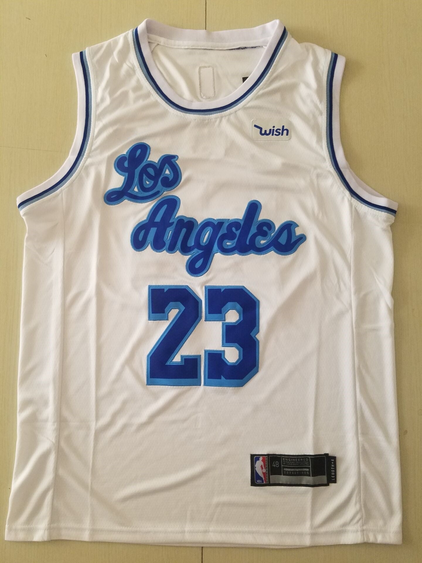LeBron James #23 Los Angeles Lakers White 2020-21 Classic Edition "Los Angeles" Script Swingman Jersey