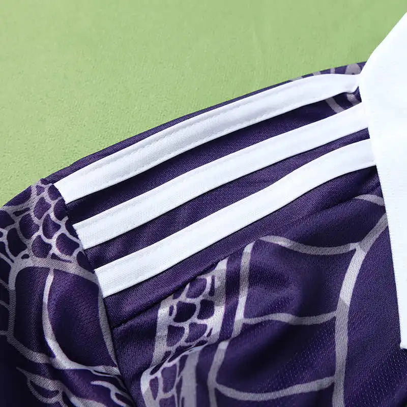 Real Madrid 2023/24 Purple Dragon Memorial Jersey – Deep Purple Silver Adidas Fan Version