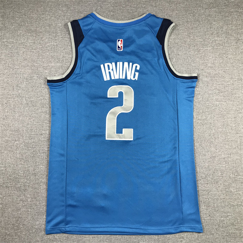 Men's Dallas Mavericks Kyrie Irving #2 Royal 2022/23 Fast Break Replica Jerseys - Icon Edition