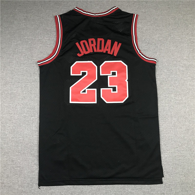 Michael Jordan #23 Chicago Bulls Mitchell & Ness Black 1997-98 "Chicago" Script Hardwood Classics Swingman Jersey