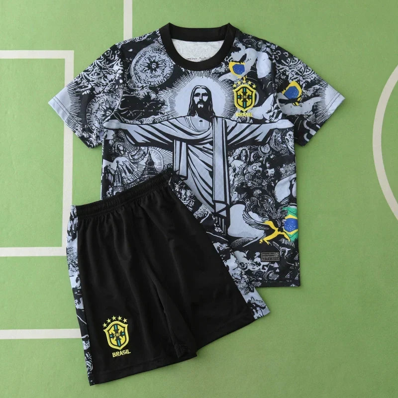 Brazil Gabriel Jesus #9 Kids Kit 2024/25 | Youth Football Set
