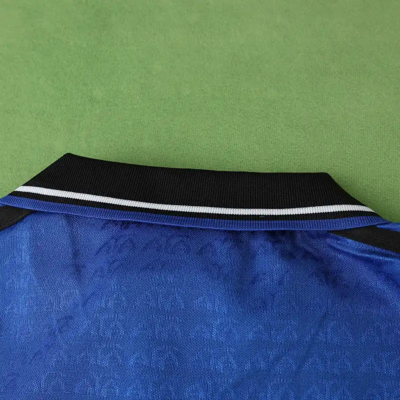 Argentina National Team Training Fan Version Jersey 2024/25 – Royal Blue Polo Collar Football Shirt