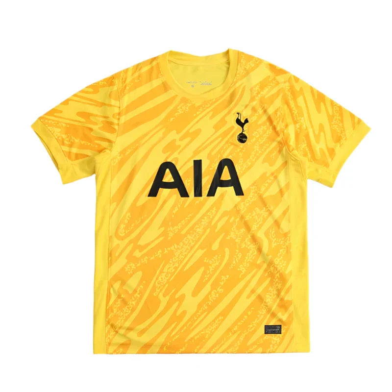 Tottenham Hotspur 2024/25 Goalkeeper Fan Jersey – Yellow | AIA | Spurs GK Shirt | Fan Version