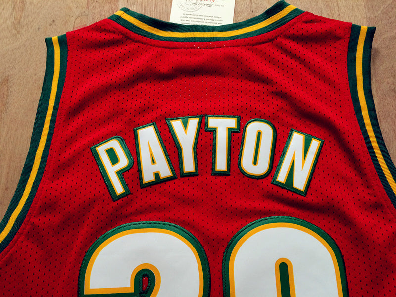 Gary Payton #20 Seattle SuperSonics Red 1997-98 Hardwood Classics Swingman Jersey – Mitchell & Ness