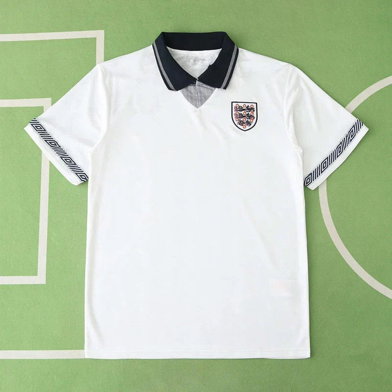 England Home Retro Jersey 1990 – Fan Edition