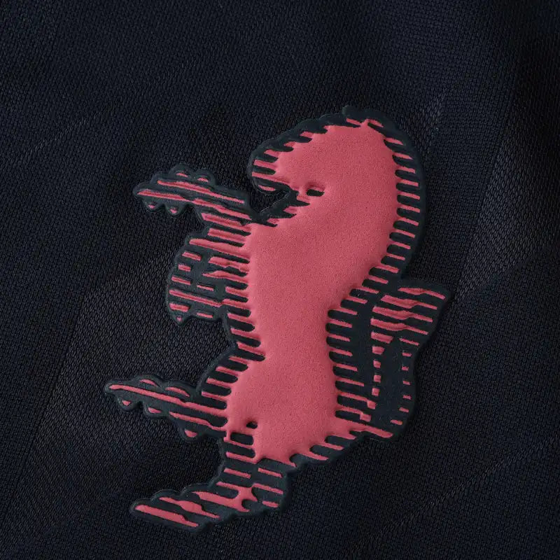 Juventus F.C. Retro Collaboration Polo Fan Jersey 2024/25 — Navy Asymmetric Stripe Edition