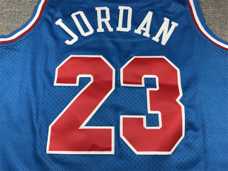 Michael Jordan #23 1993 NBA All-Star Game Mitchell & Ness Blue Hardwood Classics Authentic Jersey